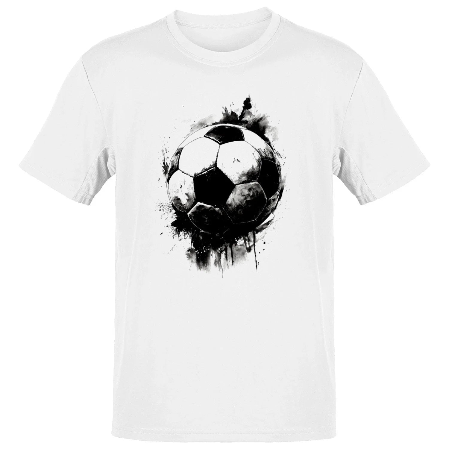 Soccer Ball Splash Men's Unisex , , , Long Sleeve Tee