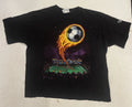 Vintage Reebok Soccer Shirt Fire Stadium Mens XL Black Graphic Print Space FLAW Unisex , , , Long Sleeve Tee
