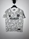 BAPE X INTER MIAMI CAMO SHIRT MESSI JERSEY SOCCER SIZE M Unisex , , , Long Sleeve Tee
