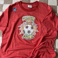 Vintage Bloopers 80s/90s Soccer Star Graphic Adult Medium Oversized Tee Unisex , , , Long Sleeve Tee