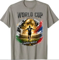 Soccer Football - WM World Cup 2026, Black Unisex , , , Long Sleeve Tee
