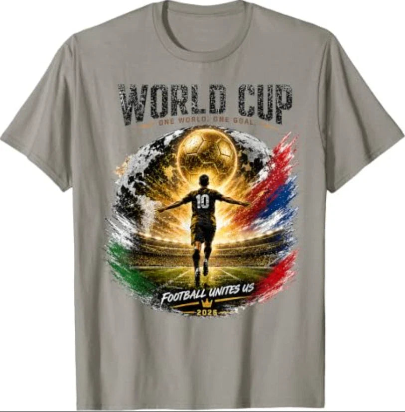 Soccer Football - WM World Cup 2026, Black Unisex , , , Long Sleeve Tee