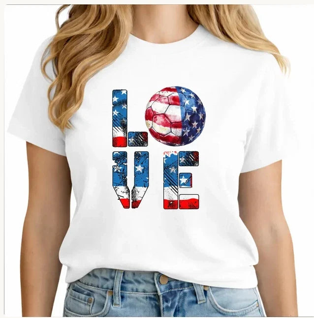 World Cup 2026 Shirt, Soccer Love Shirt, USA Soccer Tee, Football Fan Shirt Unisex , , , Long Sleeve Tee