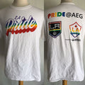 LOS ANGELES KINGS x LA GALAXY GAY PRIDE NHL MLS Hockey Soccer Size Large Unisex , , , Long Sleeve Tee