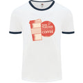 This Teacher Needs Coffee Funny Teaching Mens Ringer Unisex , , , Long Sleeve Tee