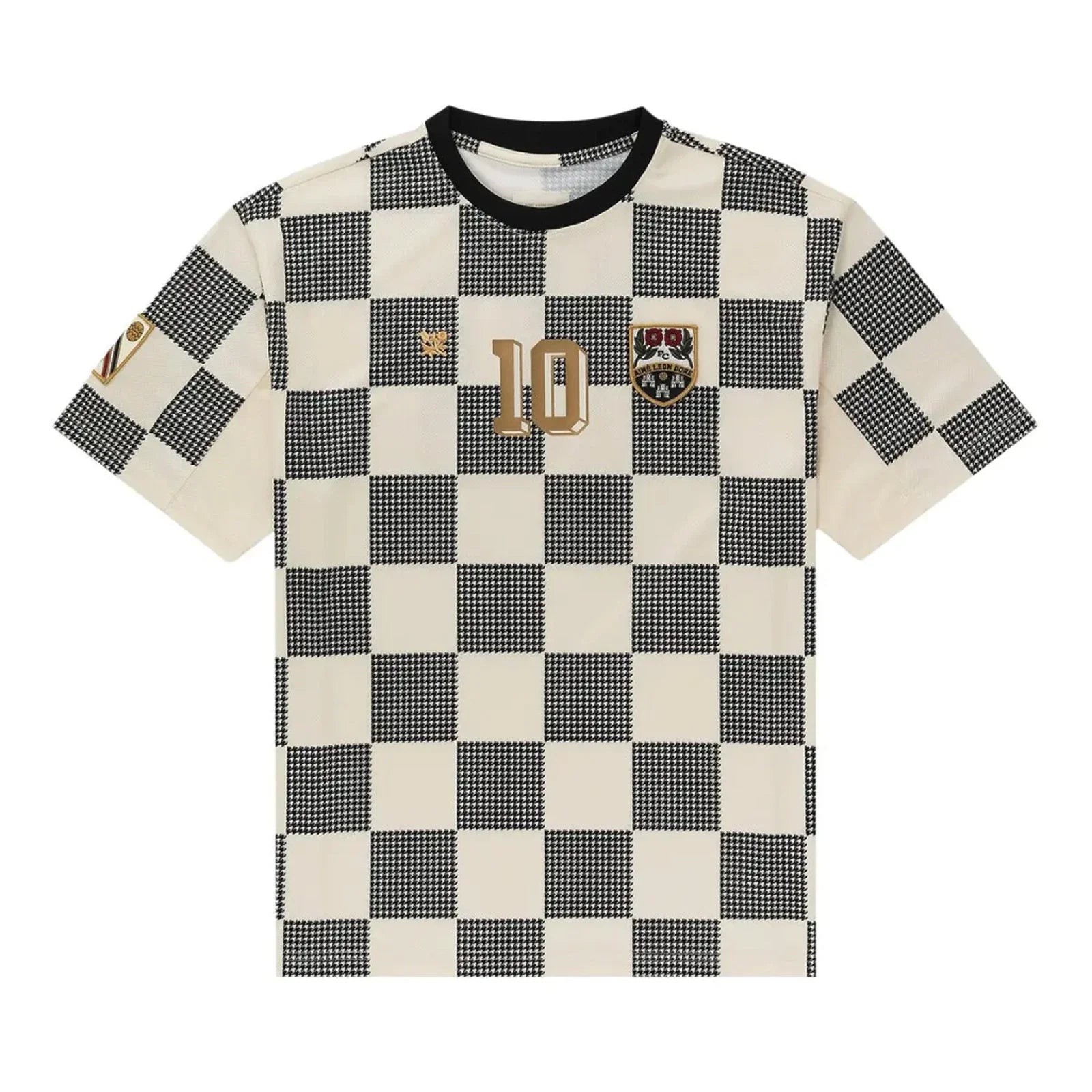 Aimé Leon Dore Team Soccer Checked Jersey | Pristine | Small | Authentic Unisex , , , Long Sleeve Tee