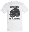 My Hobby Is Sleeping Chillen Chiller Lazy Bear Bears Unisex , , , Long Sleeve Tee