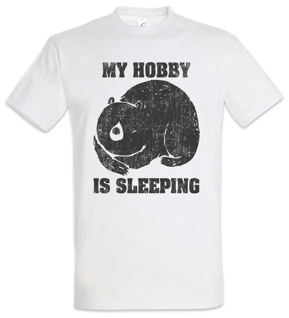 My Hobby Is Sleeping Chillen Chiller Lazy Bear Bears Unisex , , , Long Sleeve Tee