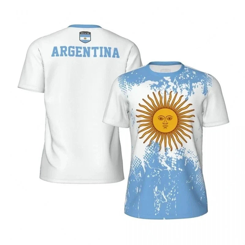 Argentina Football Polyester 2026 WORLD CUP Tees Unisex , , , Long Sleeve Tee
