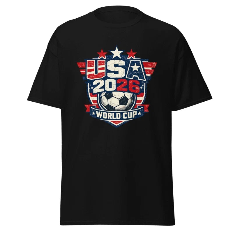 USA 2026 World Cup Vintage Soccer Graphic - Unisex , , , Long Sleeve Tee