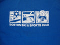 Boston Ski and Sports Club soccer hockey basketball Blue T Shirt L/XL Unisex , , , Long Sleeve Tee