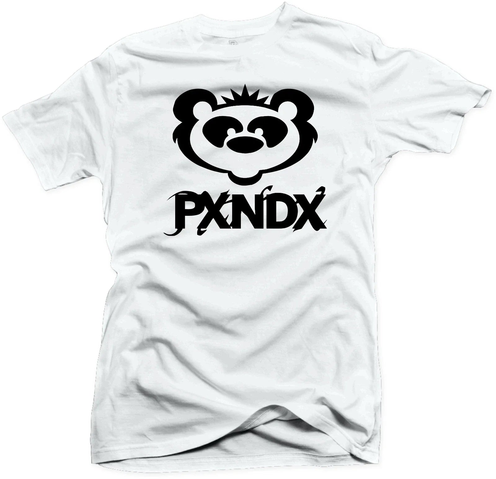 PXNDX PANDA PLAYERA BLANCA / WHITE BANDA ROCK MONTERREY MEXICO UNISEX Unisex , , , Long Sleeve Tee