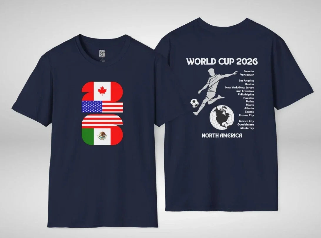 2026 World Cup Soccer Shirt, North America Three Nations Tee Unisex , , , Long Sleeve Tee
