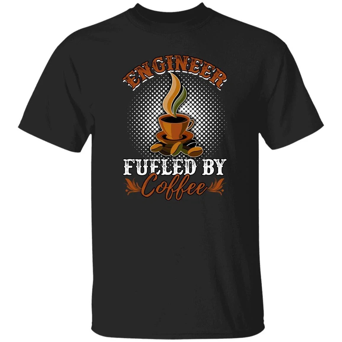 Engineer fueled by coffee Unisex shirt gift chemical engineer tee black navy Unisex , , , Long Sleeve Tee