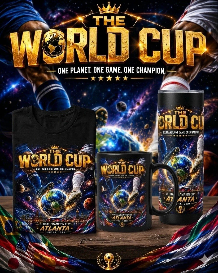The World Cup one planet, one game, one champion, Atlanta 2026 Unisex , , , Long Sleeve Tee