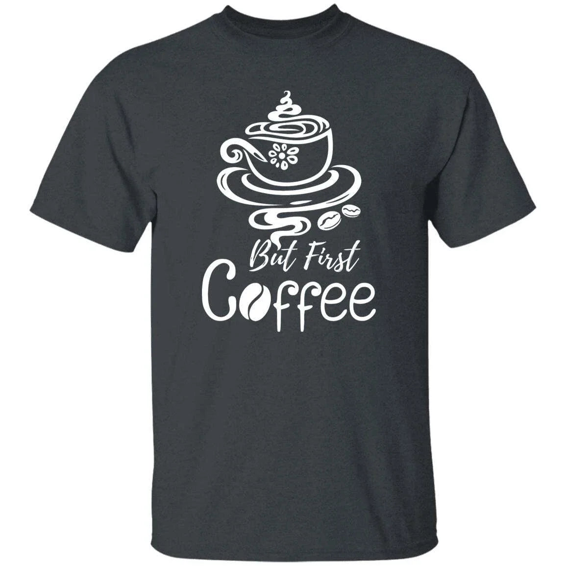 But first coffee Unisex shirt gift one line coffee lover tee black dark heather Unisex , , , Long Sleeve Tee