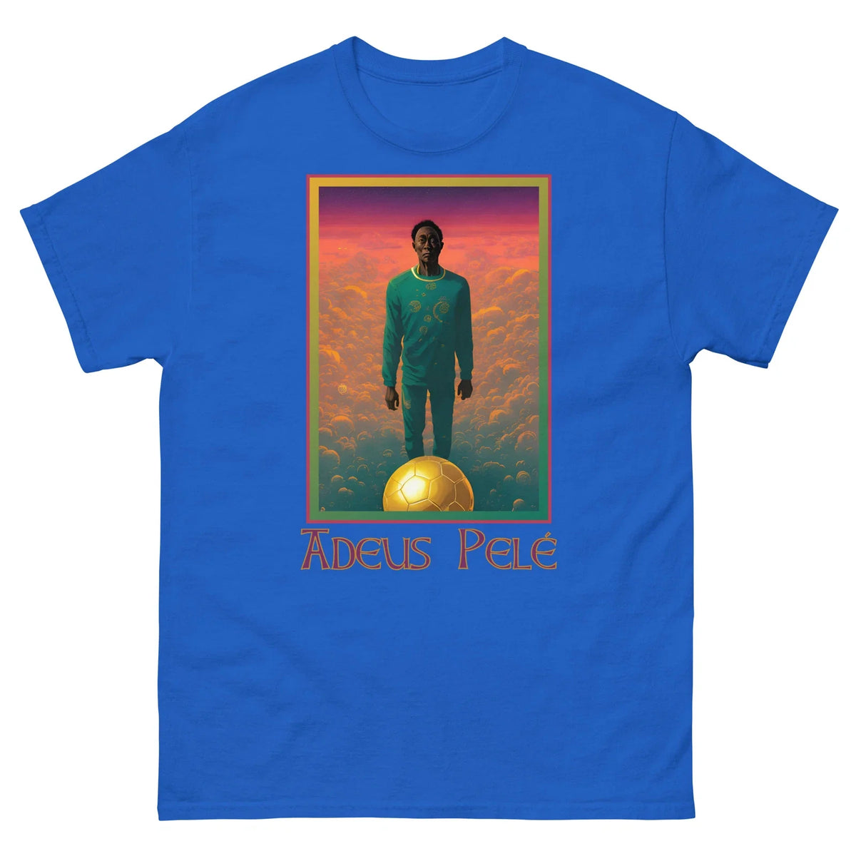 "Adeus Pelé" Unofficial Fan Art Men's classic tee Soccer Fútbol Brasil Brazil Unisex , , , Long Sleeve Tee