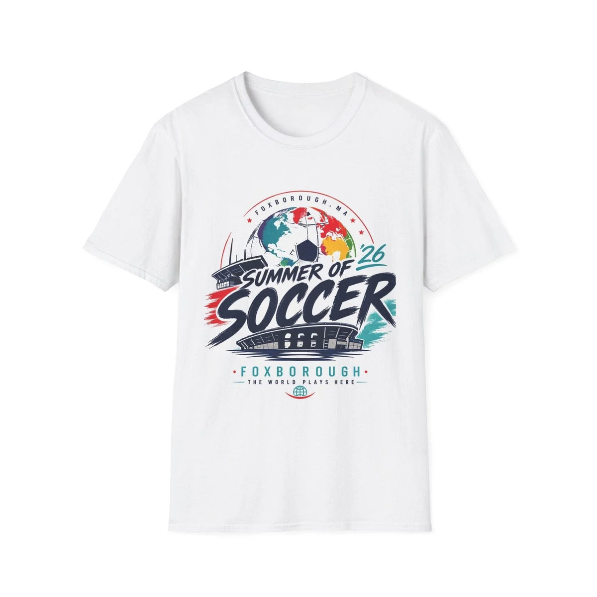 Summer of Soccer | Foxborough Stadium Graphic Unisex , , , Long Sleeve Tee