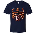 Caleb Williams Bear Down Fingers Football Fan T Shirt Unisex , , , Long Sleeve Tee