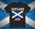 Scotland Saltire Tee | World Football Cup 2026 Unisex , , , Long Sleeve Tee