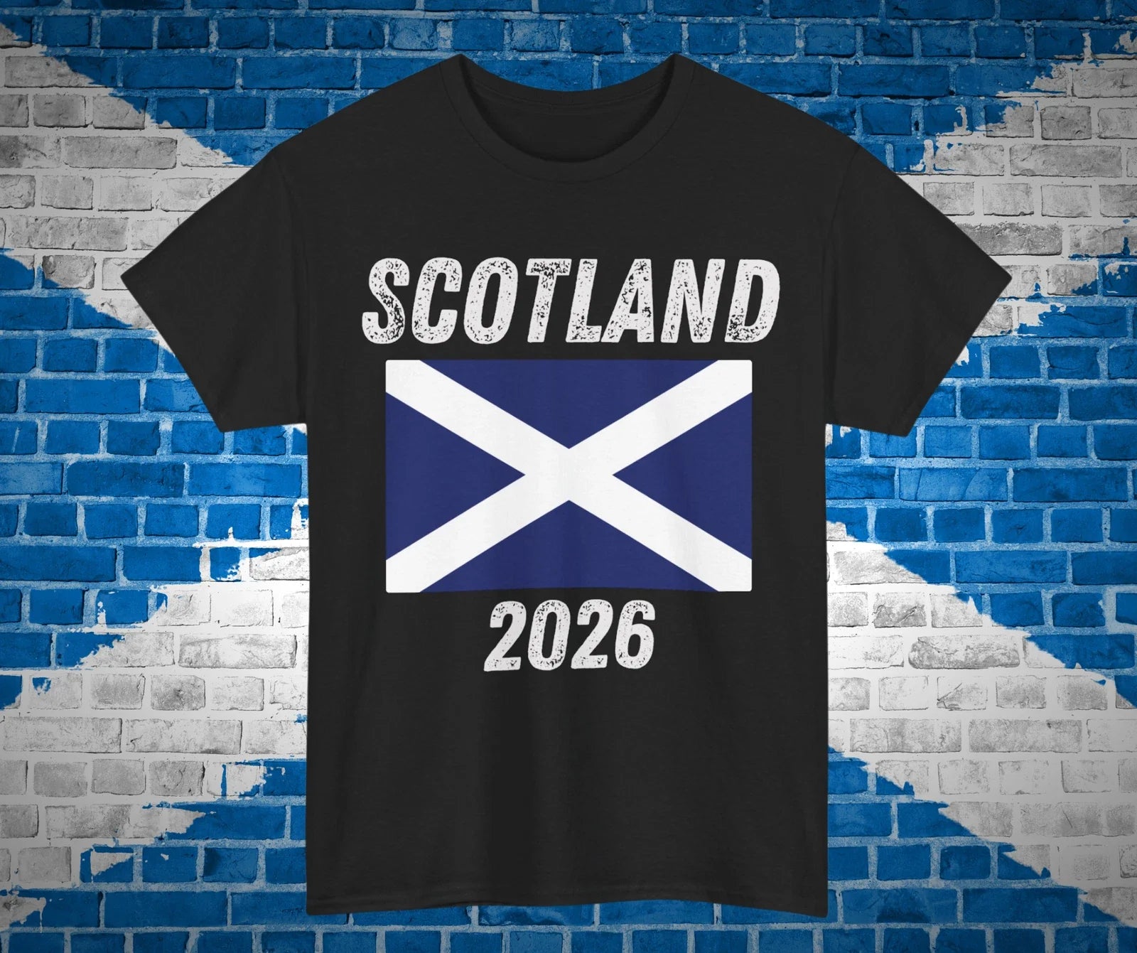 Scotland Saltire Tee | World Football Cup 2026 Unisex , , , Long Sleeve Tee