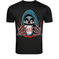 Death Coffee Grim Reaper - Dark Humor Coffee Graphic Tee Unisex , , , Long Sleeve Tee