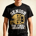 Football Senior Mom 2026 The Final Quarter Unisex , , , Long Sleeve Tee
