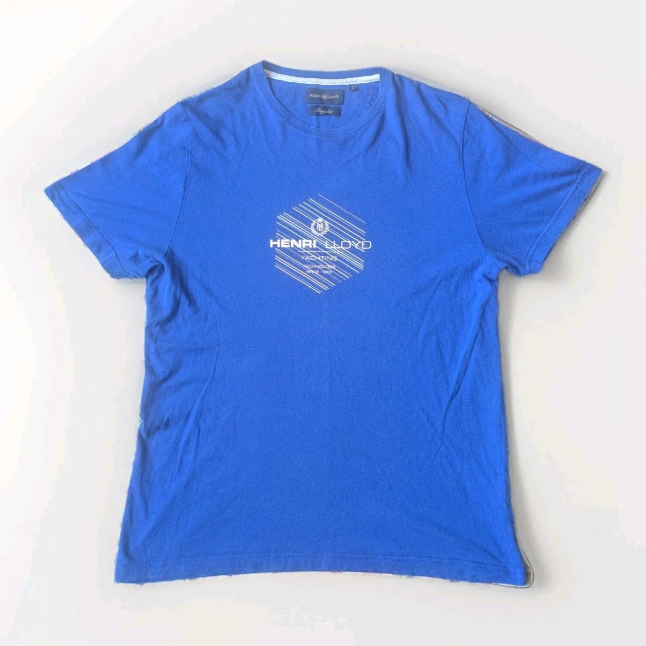 HENRI LLOYD YACHTING BLUE Regular Fit Tee Smart Top Mens Size Large Unisex , , , Long Sleeve Tee