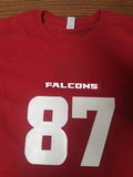Atlanta Falcons CUSTOM Name & Number Jersey Personalized Tee New Unisex , , , Long Sleeve Tee