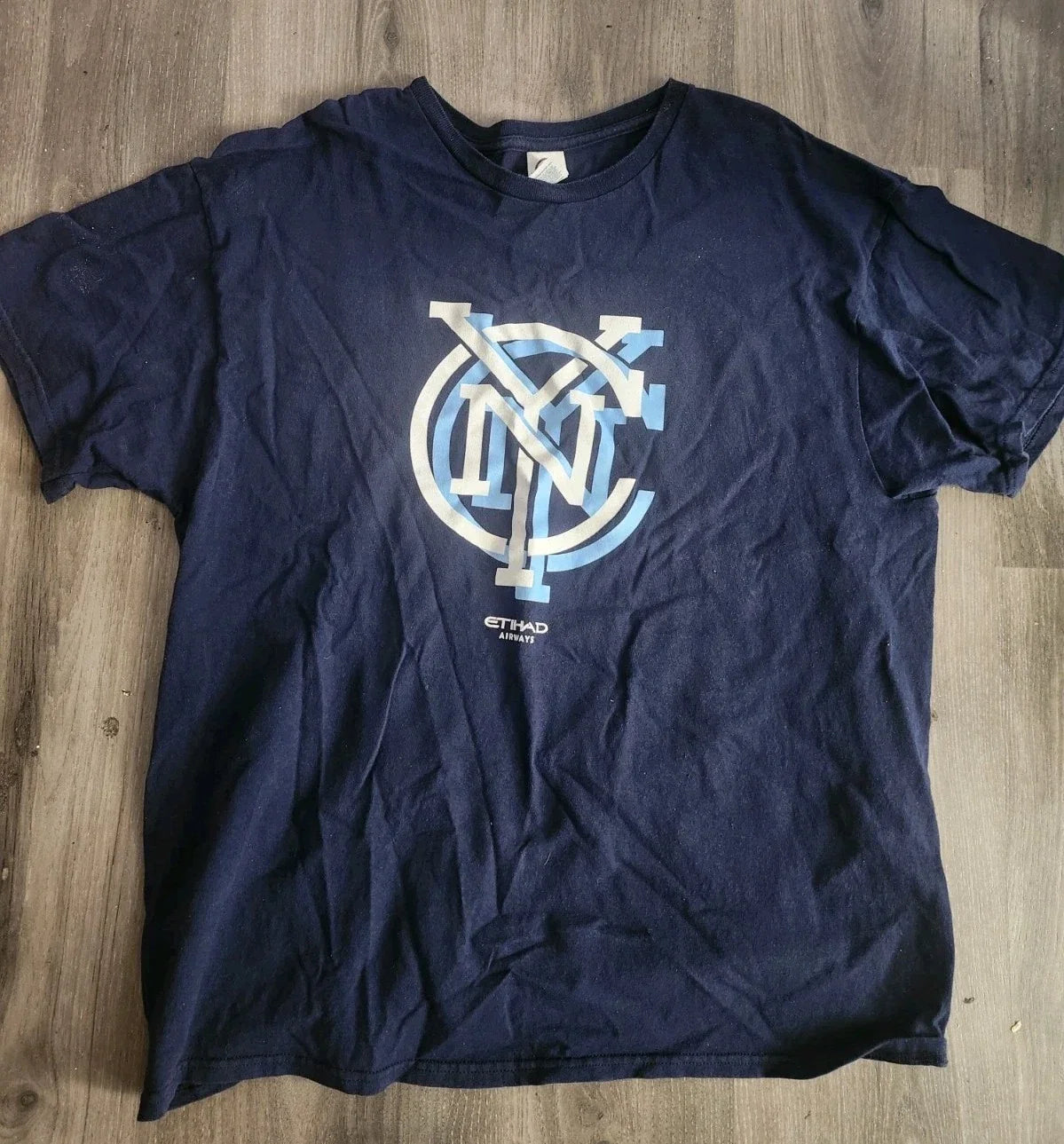 NYCFC Tshirt XL Mens MLS Soccer Unisex , , , Long Sleeve Tee