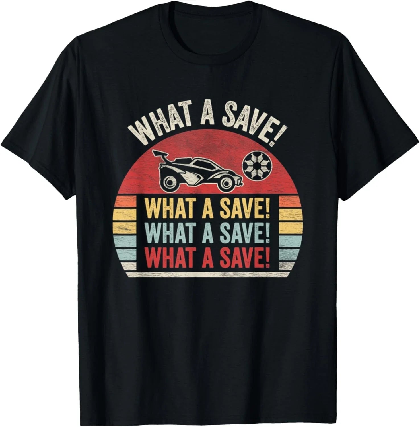 Vintage Retro What A Save Soccer Car League Gift Unisex Unisex , , , Long Sleeve Tee