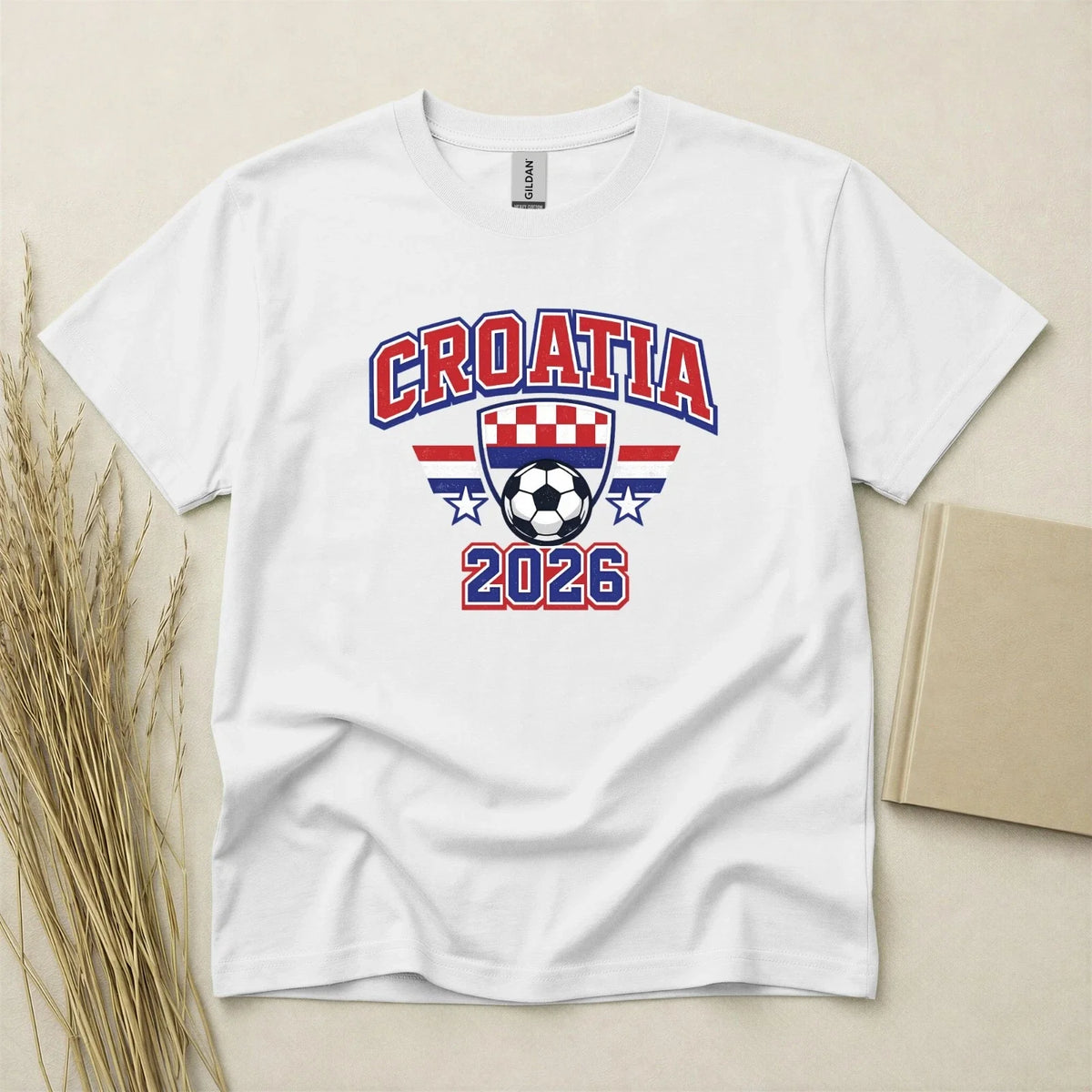 Croatia 2026 Football Fan T Shirt Soccer Supporters Gildan Cotton Family Top Unisex , , , Long Sleeve Tee