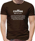Funny Definition Coffee - Mens - Latte Espresso Cafe Caffeine Unisex , , , Long Sleeve Tee
