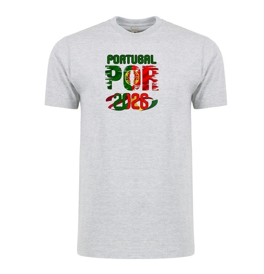 Portugal Soccer Country Flag World Cup 2026 Adult Unisex Football Tee Unisex , , , Long Sleeve Tee