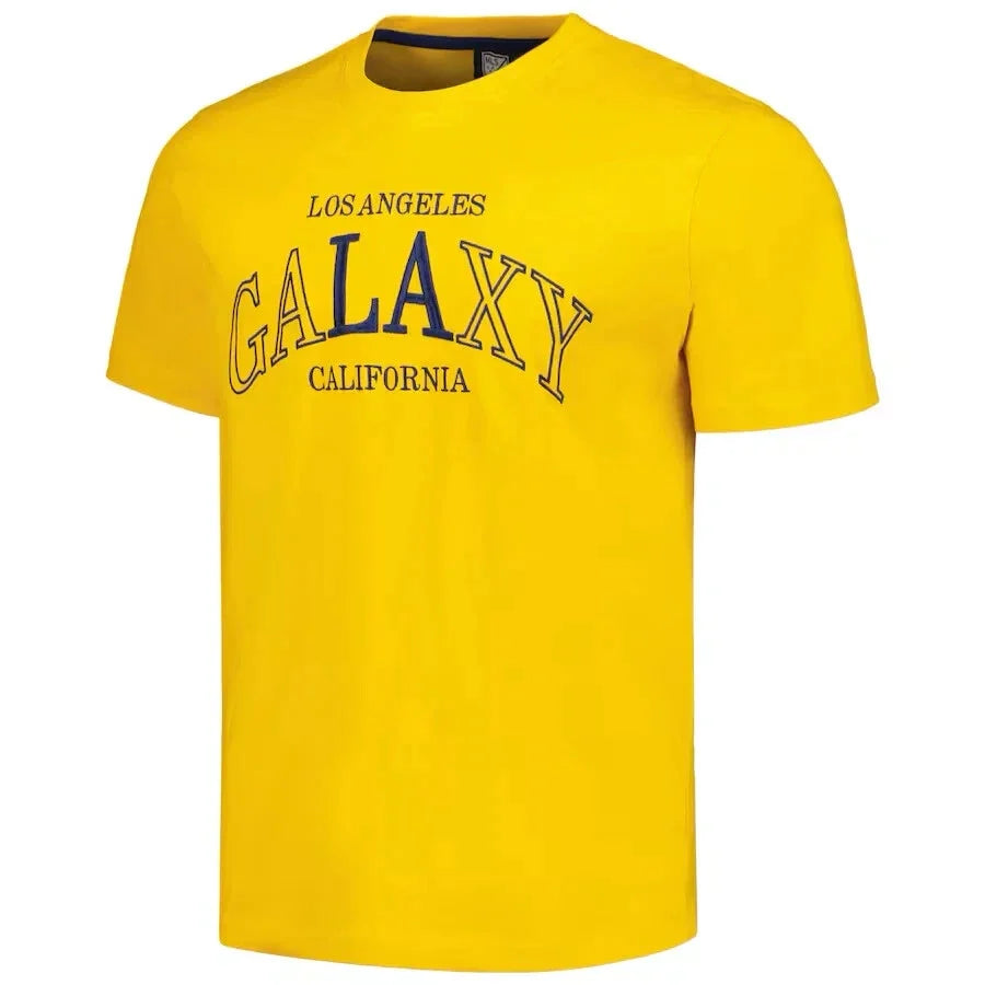 LA Galaxy Men's Heavy Relaxed Fit Tee, Yellow, M Unisex , , , Long Sleeve Tee