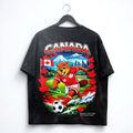 Canada World Cup 2026 Beaver Washed Soccer Graphic Tee Unisex Fan Gift Unisex , , , Long Sleeve Tee