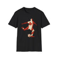 Canadian Soccer Player Maple Leaf Football Silhouette Graphic Tee Unisex , , , Long Sleeve Tee