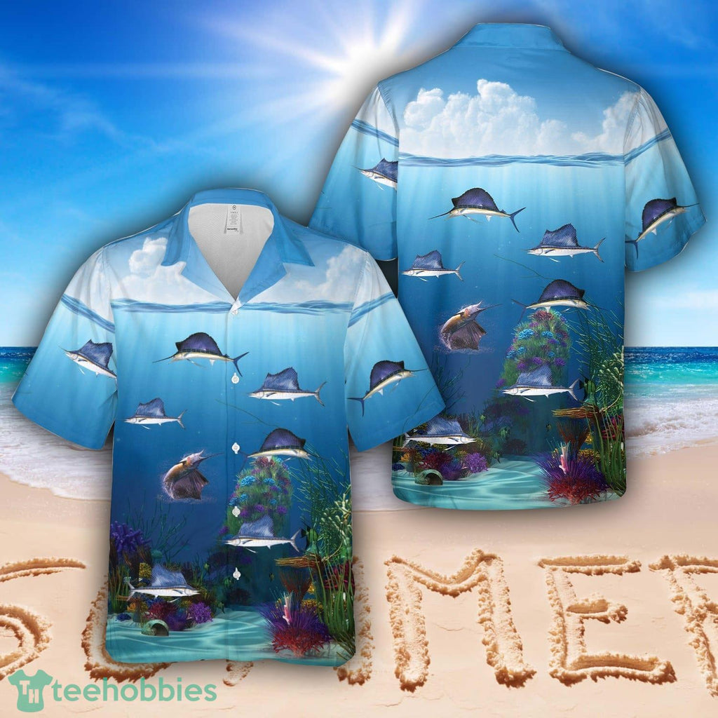 Sailfish fishing Hawaiian Shirt Beach Summer Shirt