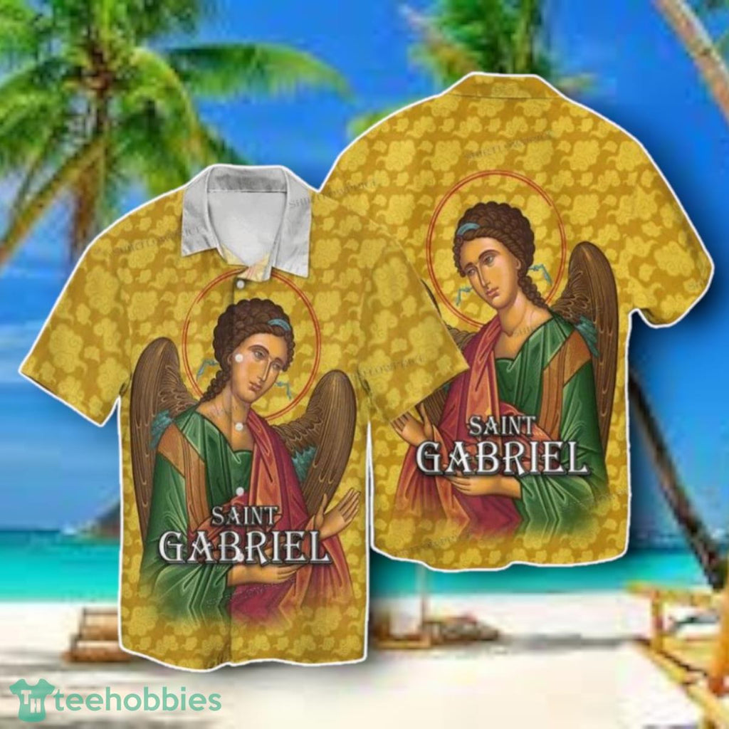 Saint Gabriel Hawaiian Shirt Style Gift