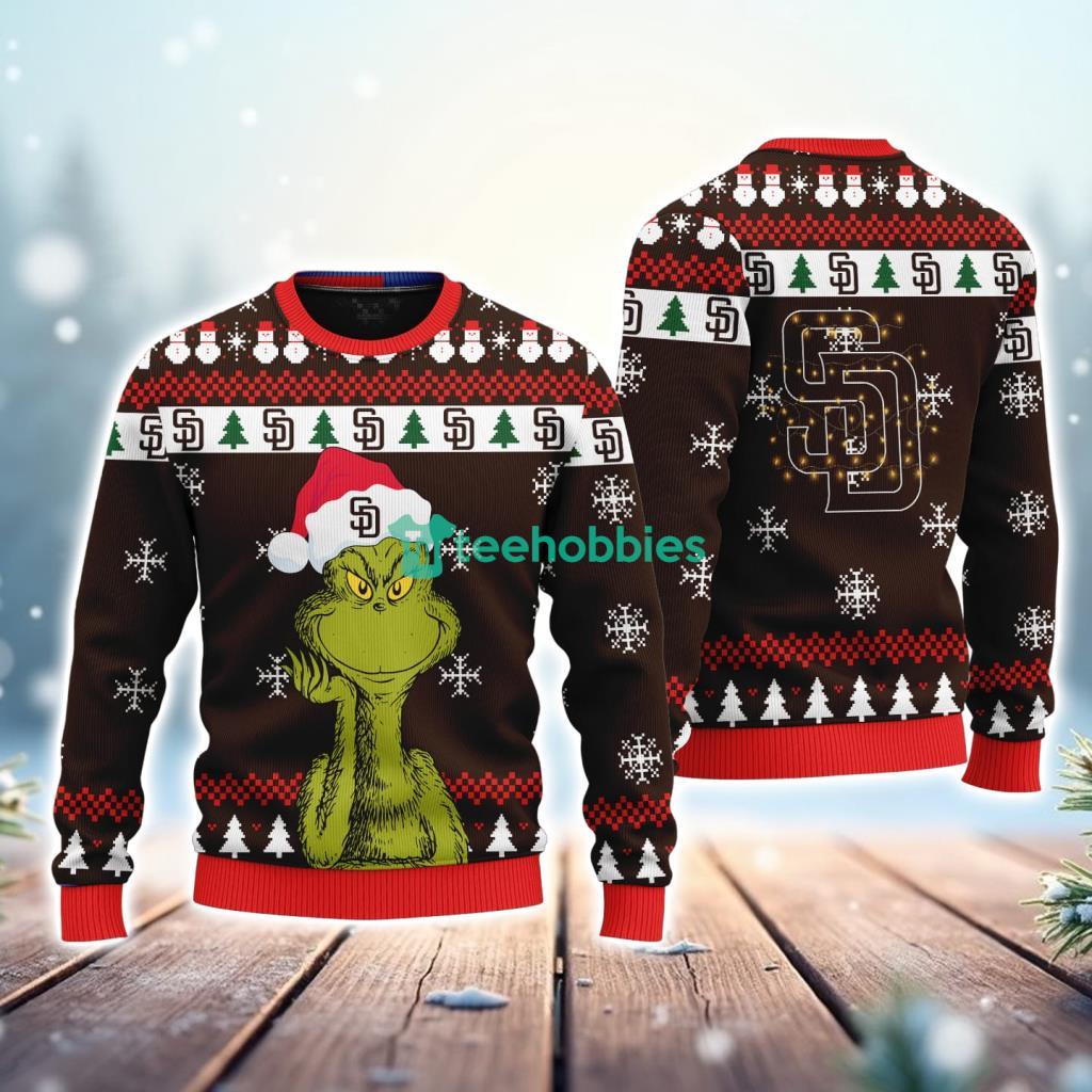 San Diego Padres MLB The Grinch Funny Merry Christmas Uglly Sweater 3D New Trend