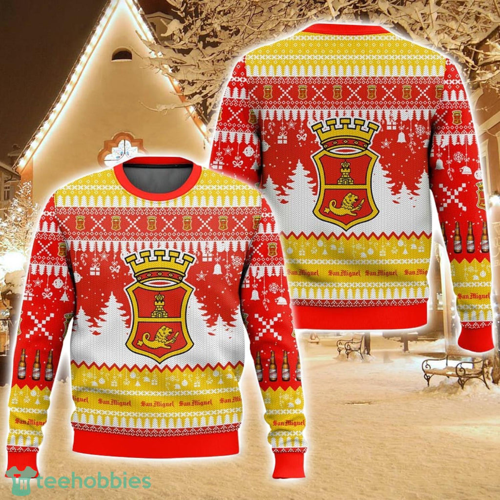 San Miguel United Kingdom Beer Ugly Christmas Sweater For Men And Women Christmas Holiday Gift Family Gift