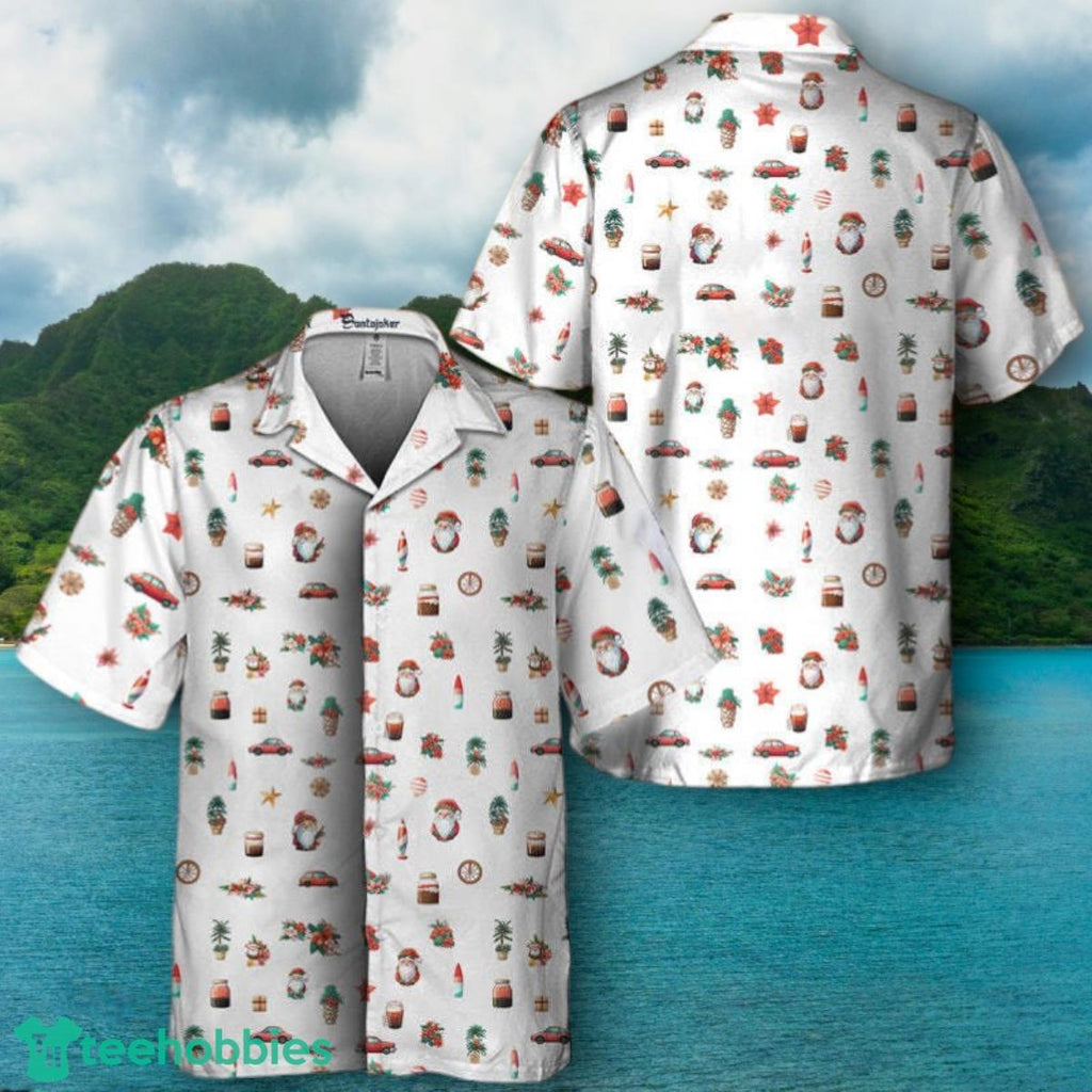 Santa Claus With Christmas Scene Hawaiian Shirt Impressive Gift
