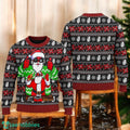 Santa Deadpool Christmas Ugly Xmas Holiday Sweater Superhero Christmas Sweater Deadpool Xmas Holiday