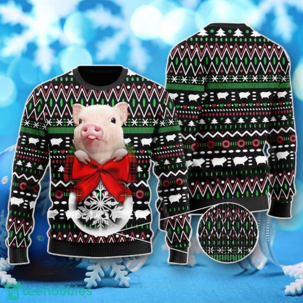 Santa Pig Ugly Christmas Sweater Unique Gift For Men Women
