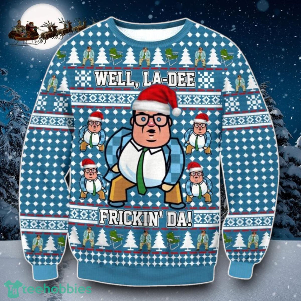 Saturday Night Live Matt Foley Well, La Dee Frickin-Da Ugly Christmas Sweater Special Gift