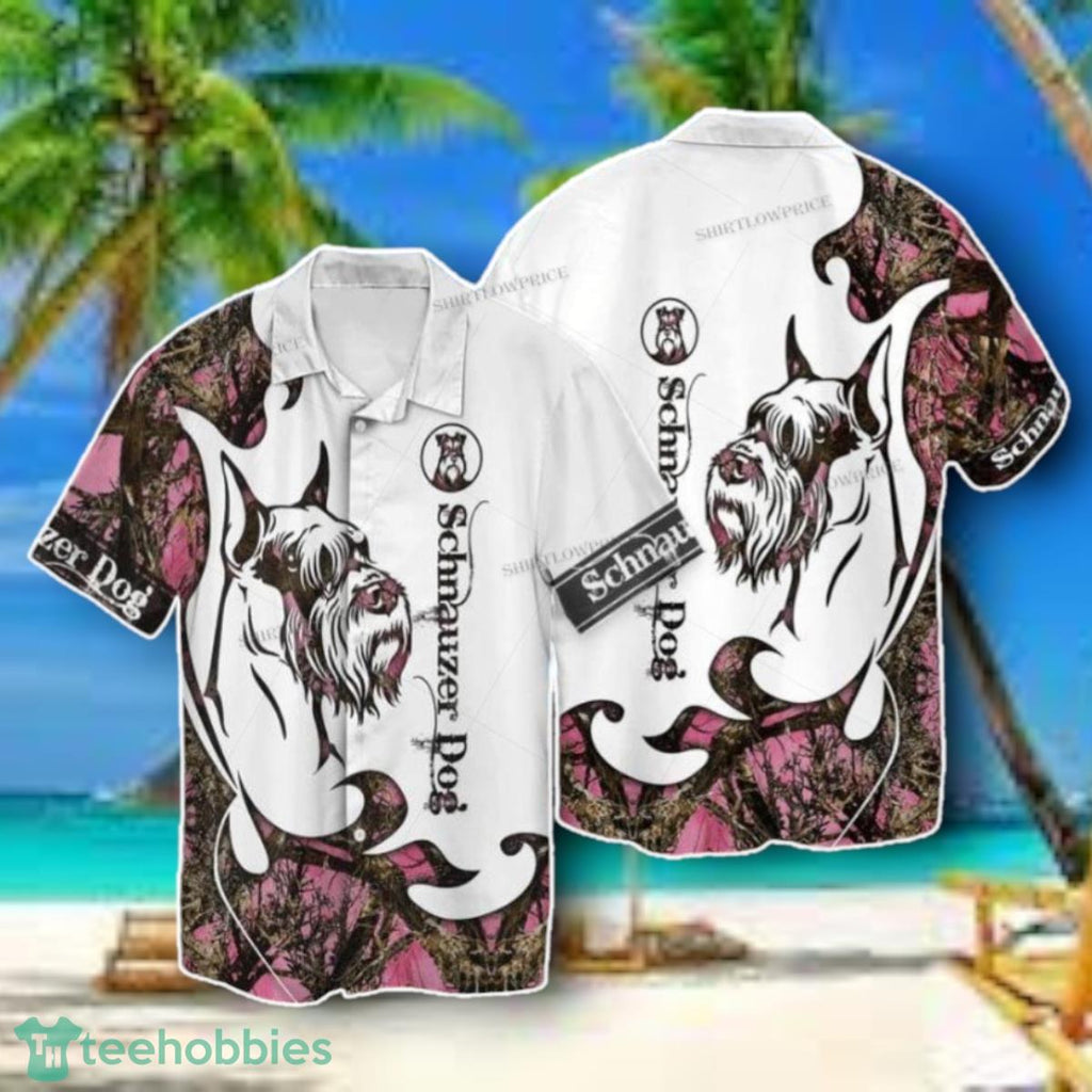 Schnauzer Dog Tattoos Schnauzer Hawaiian Shirt Style Gift