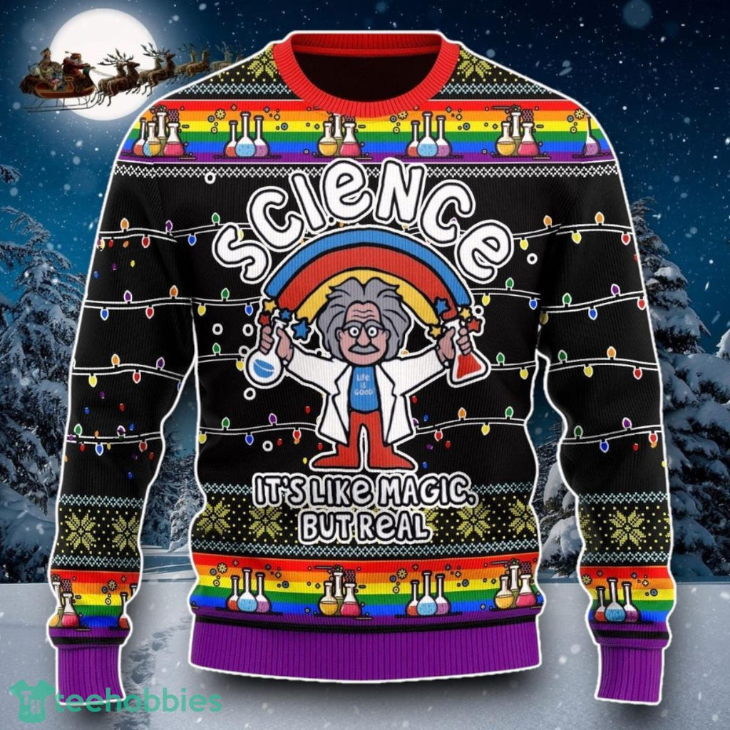 Science LGBT Ugly Christmas Sweater Special Gift