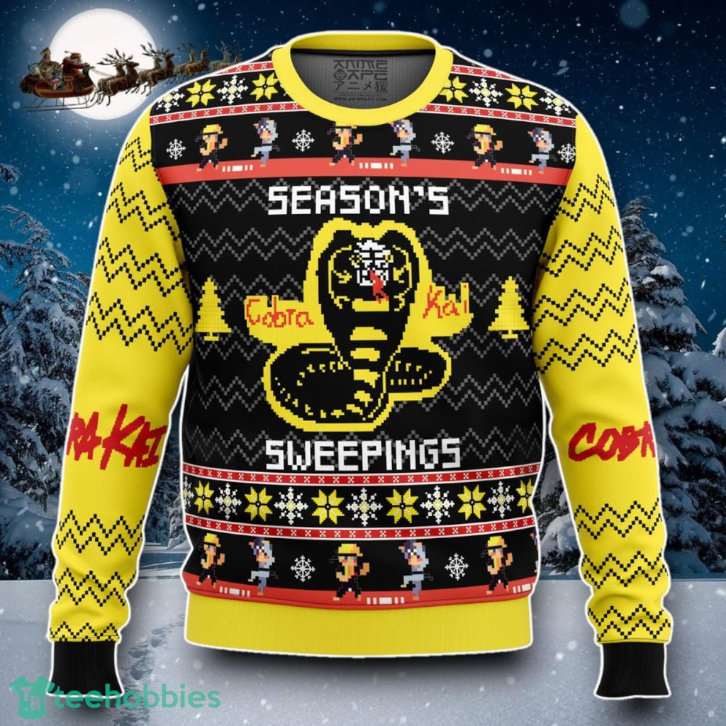Season’s Sweepings Cobra Kai Ugly Christmas Sweater Special Gift
