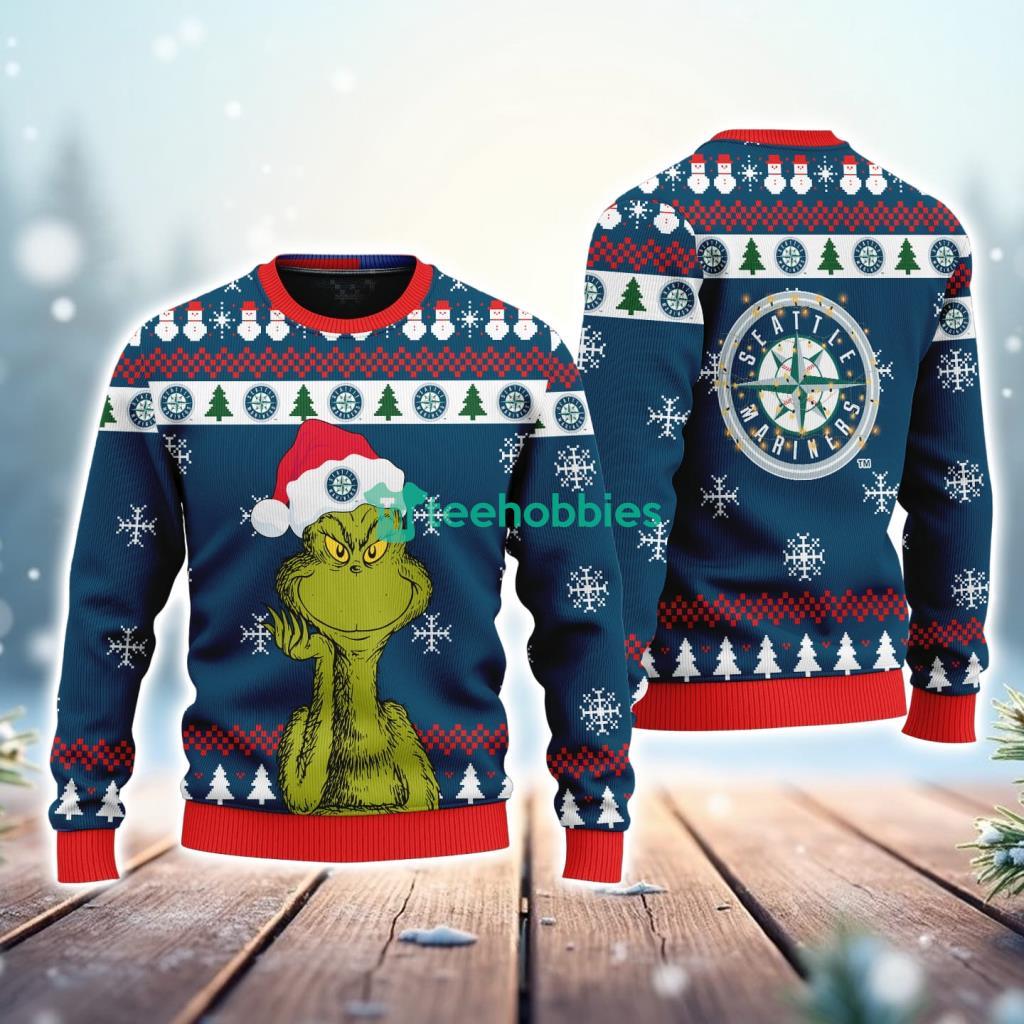 Seattle Mariners MLB The Grinch Funny Merry Christmas Uglly Sweater 3D New Trend