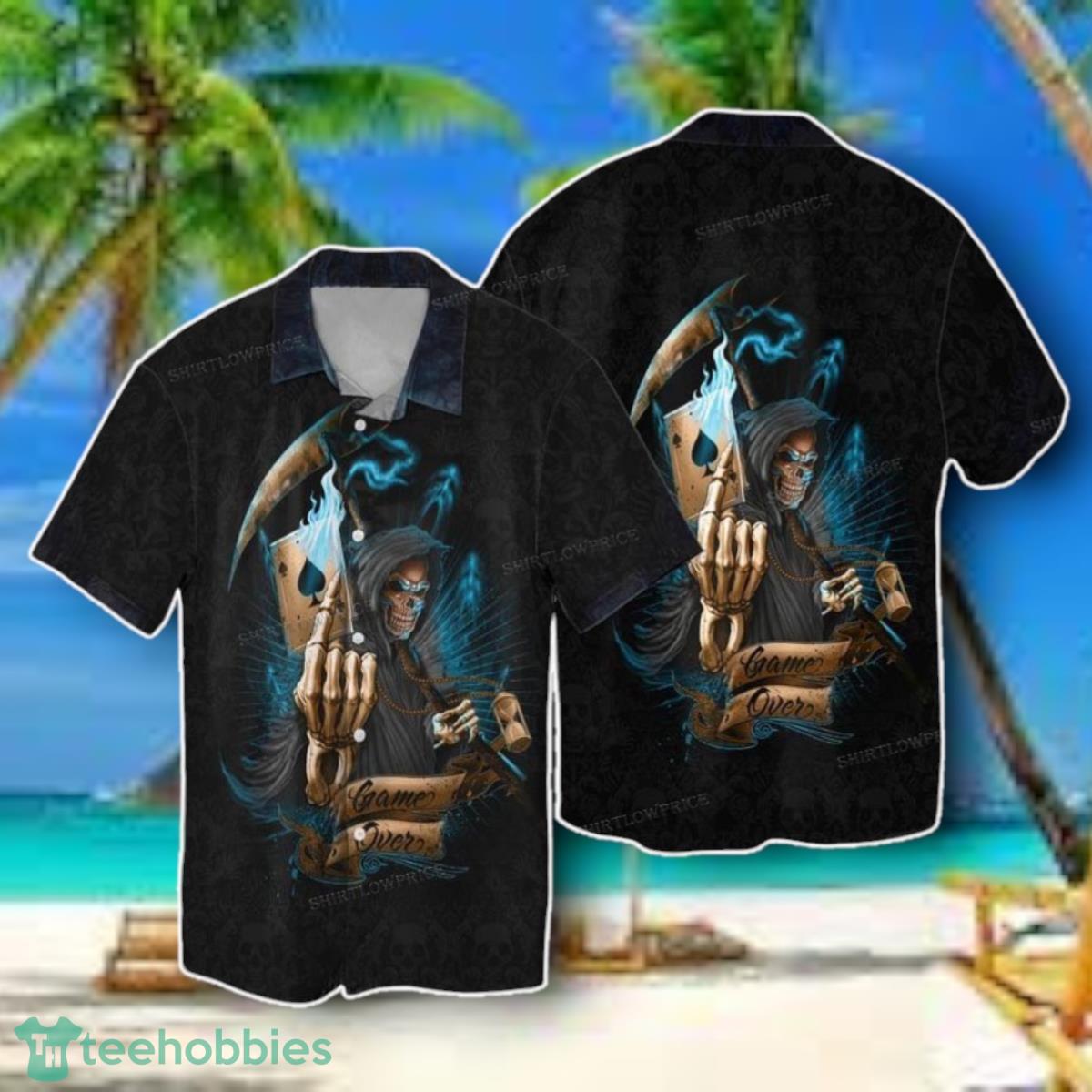 Skull Death Hawaiian Shirt Style Gift